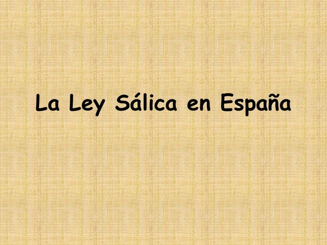 Ley  Sálica