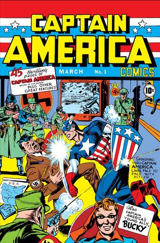 "Captain America" by Jack Kirby and Joe Simon