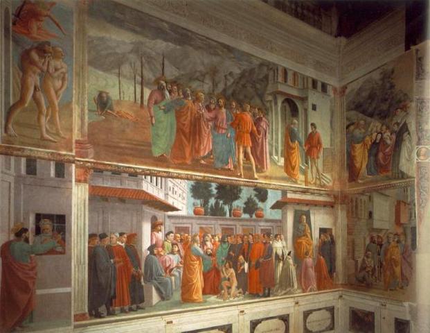 the Brancacci Chapel of the church of Santa Maria del Carmine