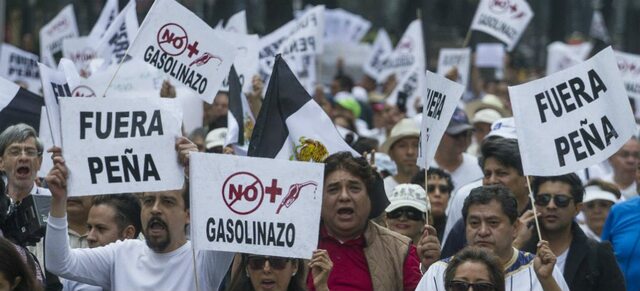 Protestas por el GAZOLINAZO