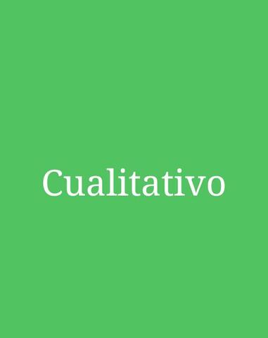 Decae la importancia del enfoque Cualitativo
