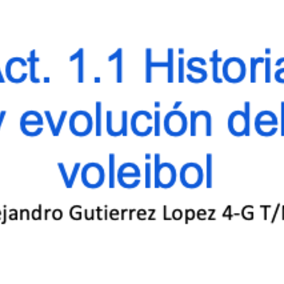 Timeline: HISTORIA Y EVOLUCIÓN DEL VOLEIBOL