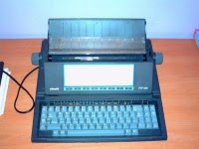 Mi primera maquina de escribir