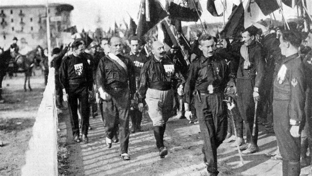 Marcha sobre roma de Mussolini