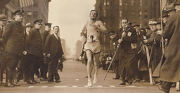 1er maratón de Boston.