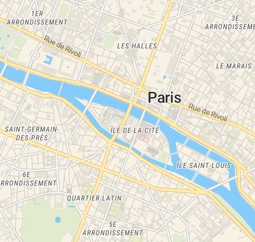 les premières cartes géographiques sur le Web