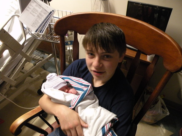 Aaron meet Cody for the first time.