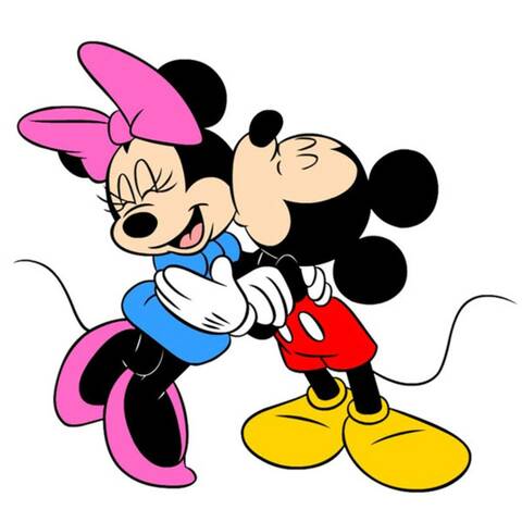 First appearance of Mickey and Minnie Mouse