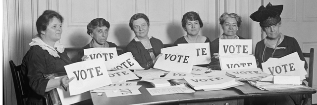 Women Getting Voting Rights