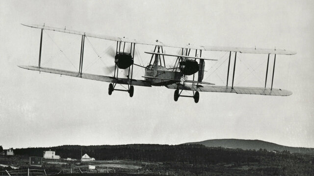 First Transatlantic Flight.