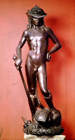Sculpture. Bronze David
