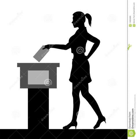 las mujeres empiezan a participar en el  voto