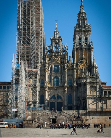 Construccion de la catedral de Santiago