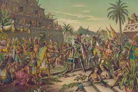 Hernán Cortés inicia la conquista de México