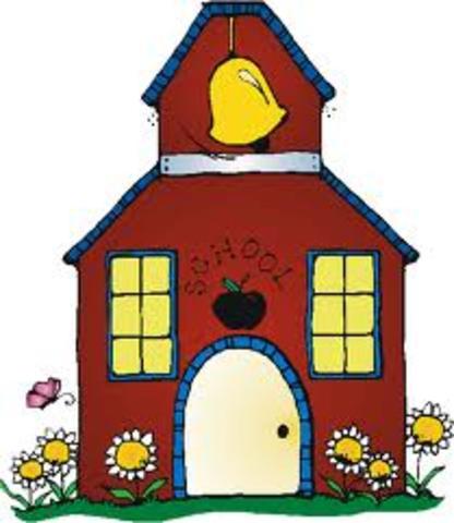 My first day of kindergarten at O'Rourke Elementary