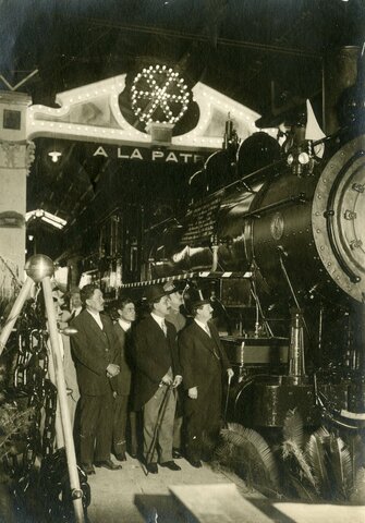 Inauguración del ferrocarril a Veracruz