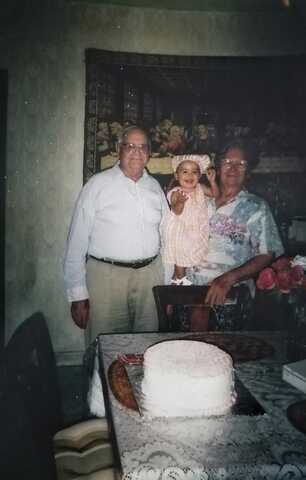 mis abuelitos me festejaron mis 3 años