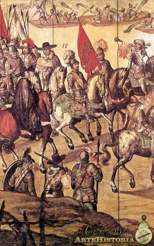 El proceso de instalación del poder español y la fundación de la Nueva España.