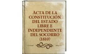 1810 constitución del socorro
