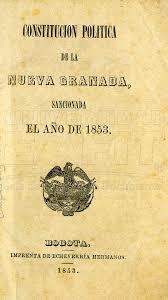 1853/May/21 - Carta constitucional de la República de la Nueva Granada. Descentralismo.