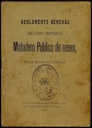 Real Orden de Reglamento General de Mataderos