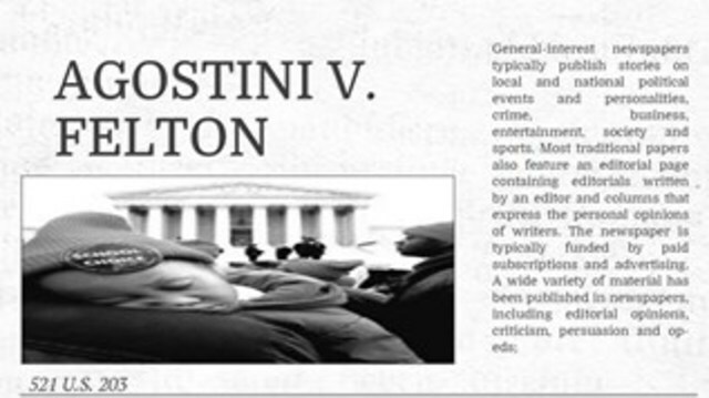 Agostini v. Felton