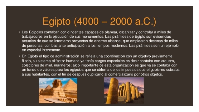 Egipcios 4000-2000 a. c.