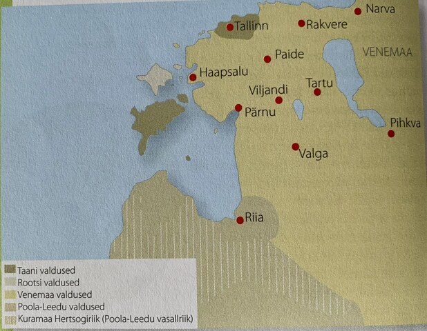 Vana Liivimaa alad aastatel 1573-1577.