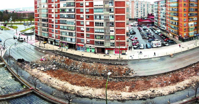 Corte al trafico y vallado perimetral de la obra