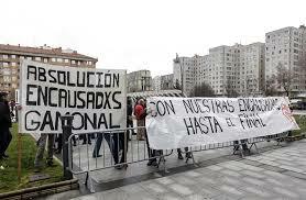 Manifestación para pedir la libertad de los detenidos