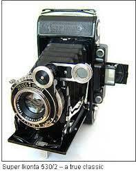 Folding camera made for 120 roll film