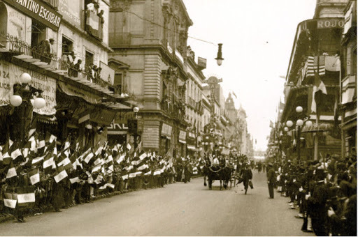 Fiestas del Centenario de la Consumación de la Indepedencia en 1921