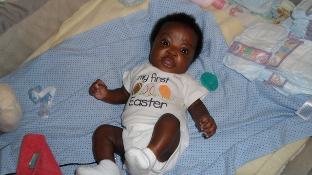 my son's first easter