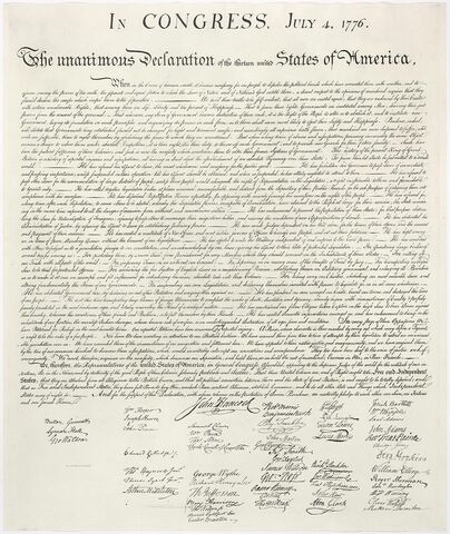 Declaration of independence