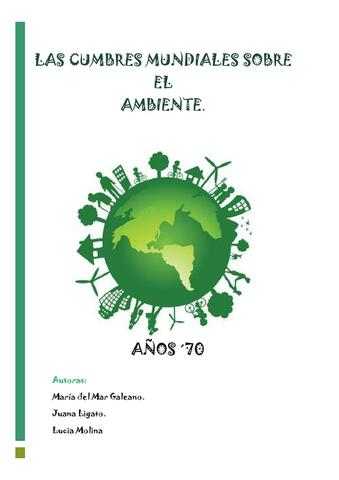 La década de los años 70: de Estocolmo a tbilisi
