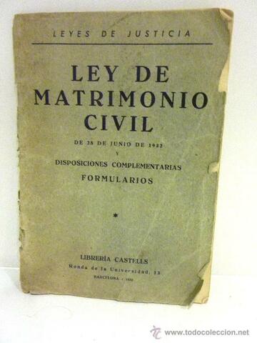 Ley de Matrimonio Civil