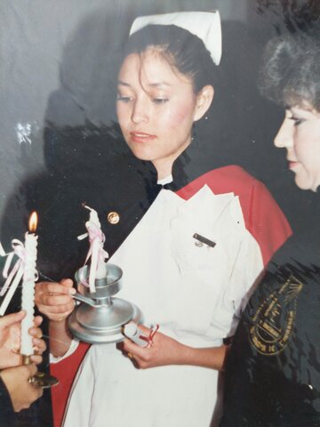 terminando la carrera de enfermería