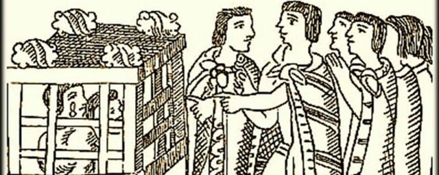 Cacao, oro en polvo y plumas