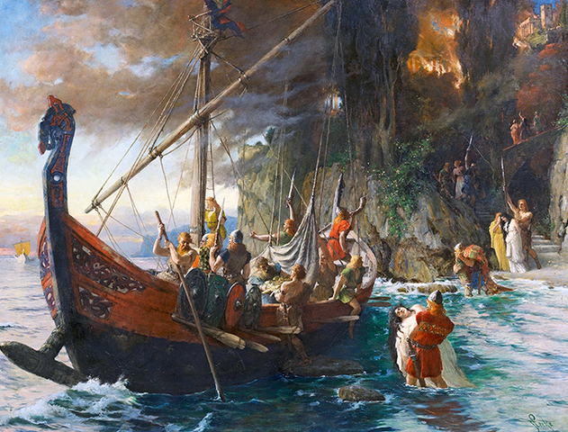Vikings raids on Britain begin