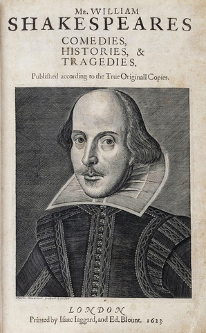 Publication of Shakespeare’s first folio