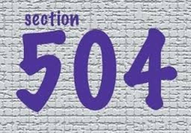 Vocational Rehabilitation Act - Section 504