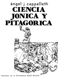 Síntesis de la filosofía natural jónica y la ciencia matemática pitagórica.