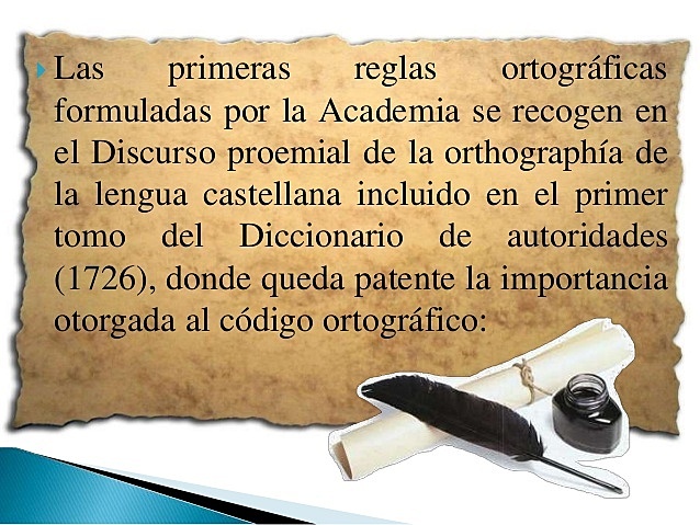 Primeras Reglas Ortográficas