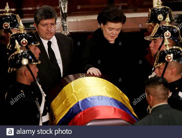 the death of ex-president Julio Cesar Turbay