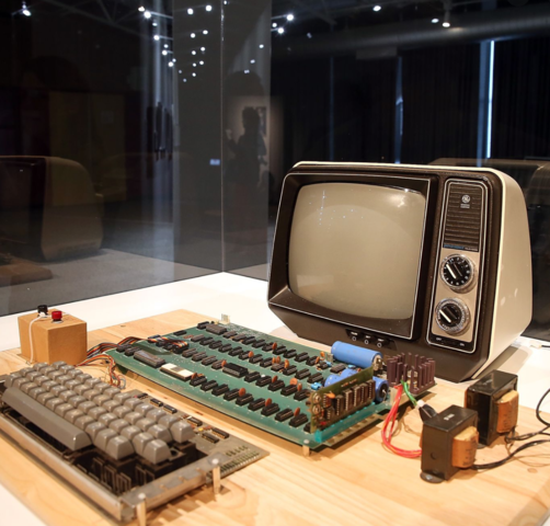 Steve Wozniak and Steve Jobs complete Apple-1