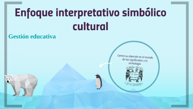 Enfoque interpretativo - simbólico