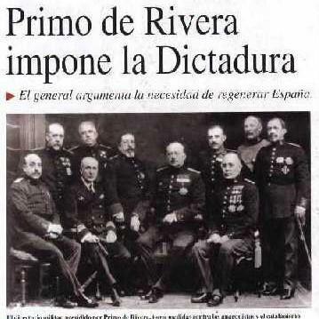 Dictadura de Primo de Rivera