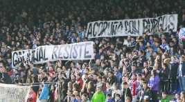 Manifestación de más de 1000 personas desde la zona de obras a la comisaría.