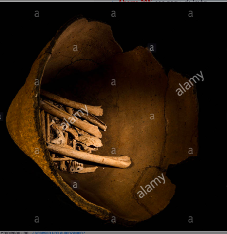 Hallazgos de urnas mortíferas