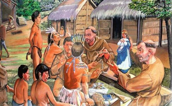 La misión de los Jesuítas "reducción del Indígena"
